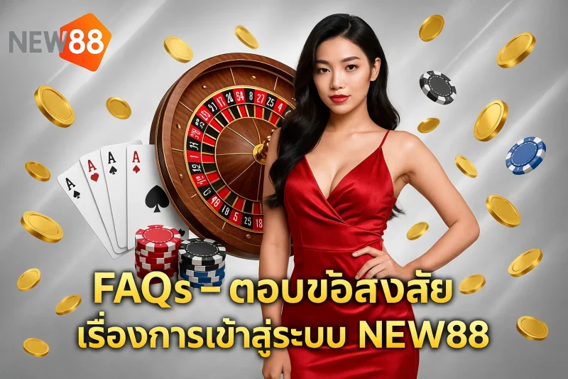 FAQs – ตอบข้อสงสัยเรื่องการเข้าสู่ระบบ NEW88