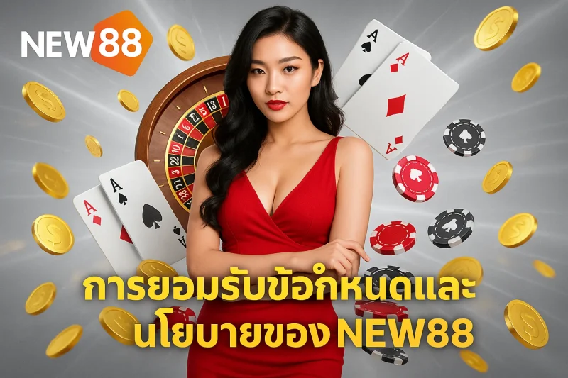 การยอมรับข้อกำหนดและนโยบายของ NEW88