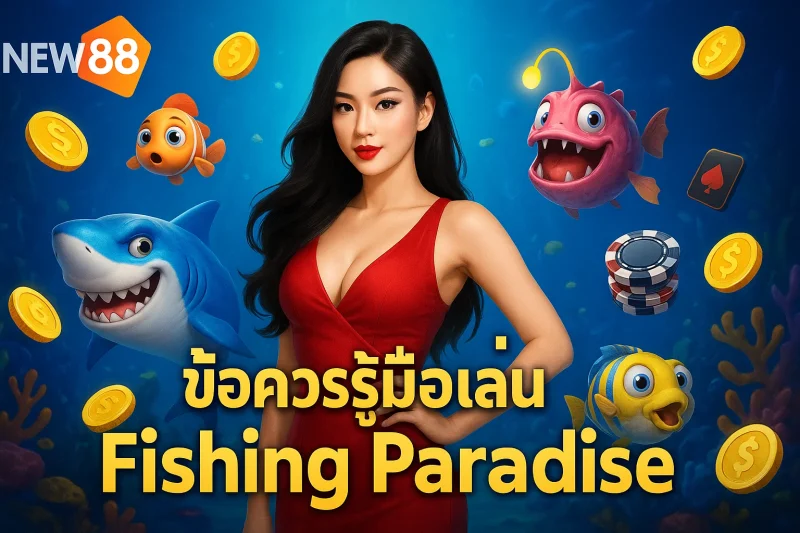 ข้อควรรู้เมื่อเล่น Fishing Paradise