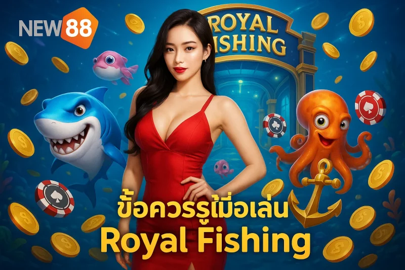 ข้อควรรู้เมื่อเล่น Royal Fishing
