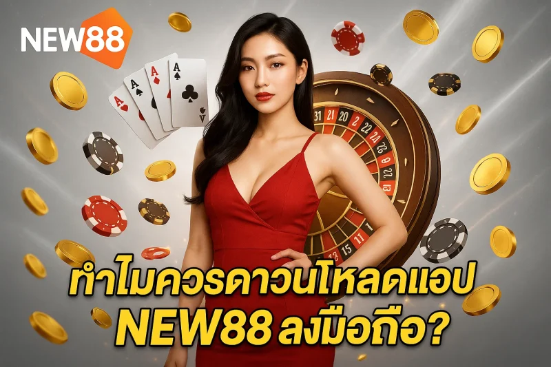 ทำไมควรดาวน์โหลดแอป NEW88 ลงมือถือ?