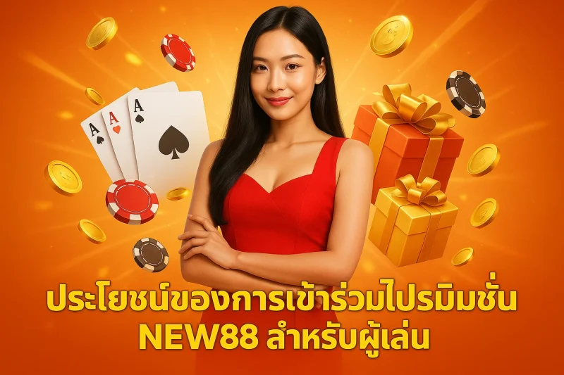 ประโยชน์ของการเข้าร่วมโปรโมชั่น NEW88 สำหรับผู้เล่น