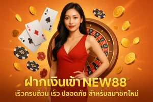 ฝากเงินเข้า NEW88 — คู่มือครบถ้วน เร็ว ปลอดภัย สำหรับสมาชิกใหม่