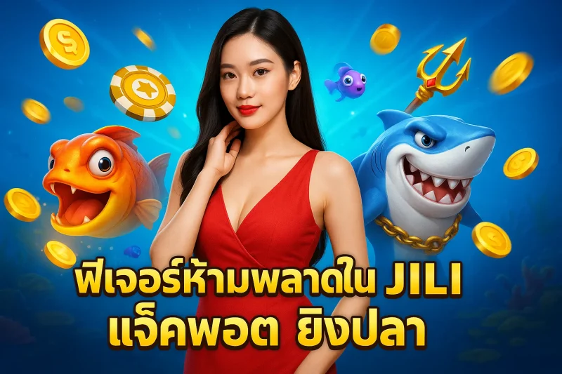 ฟีเจอร์ห้ามพลาดใน JILI แจ็คพอต ยิงปลา