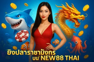 ยิงปลาราชามังกร บน NEW88 THAI: เกมยิงปลายอดฮิตที่ต้องลอง