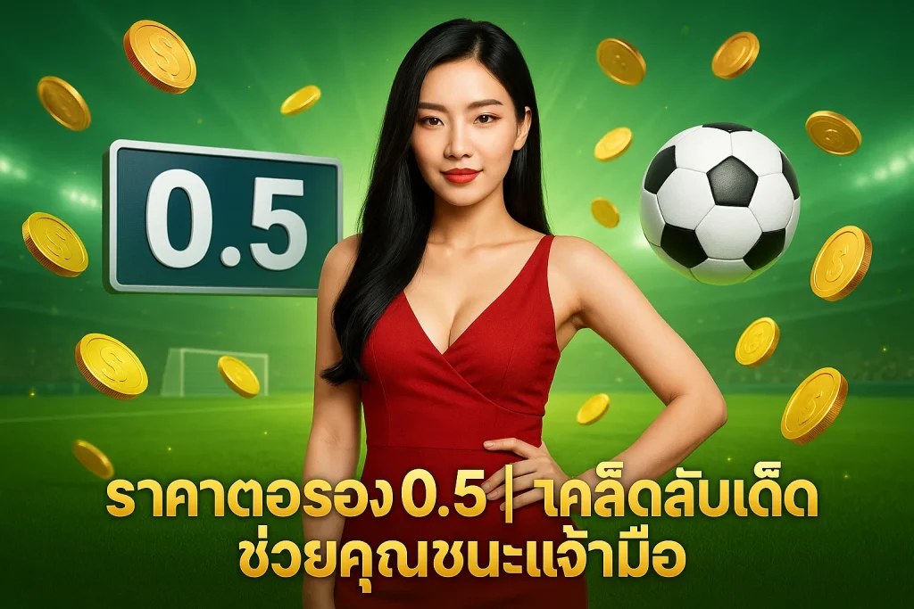 ราคาต่อรอง 0.5 | 5 เคล็ดลับเด็ดช่วยคุณชนะเจ้ามือ