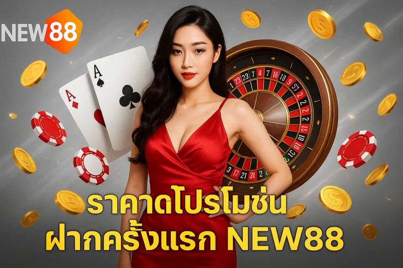 รายการโปรโมชันฝากครั้งแรก NEW88