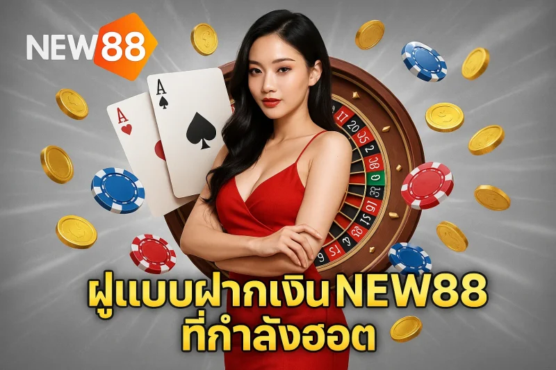 รูปแบบฝากเงิน NEW88 ที่กำลังฮอต