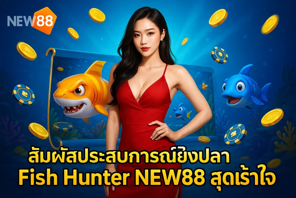 สัมผัสประสบการณ์ยิงปลา Fish Hunter NEW88 สุดเร้าใจ
