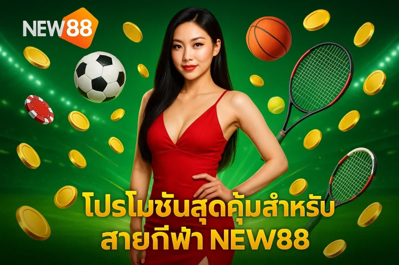 โปรโมชันสุดคุ้มสำหรับสายกีฬา NEW88